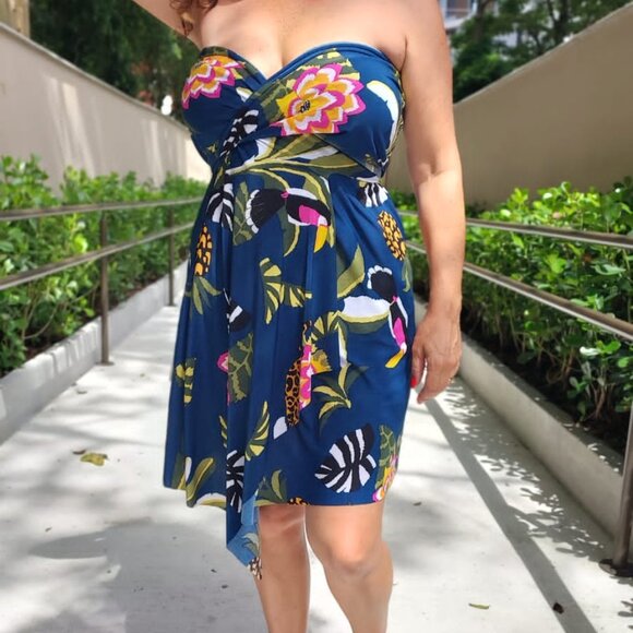 Blue Aztec Breeze Dress Wrap - Picture 7 of 7